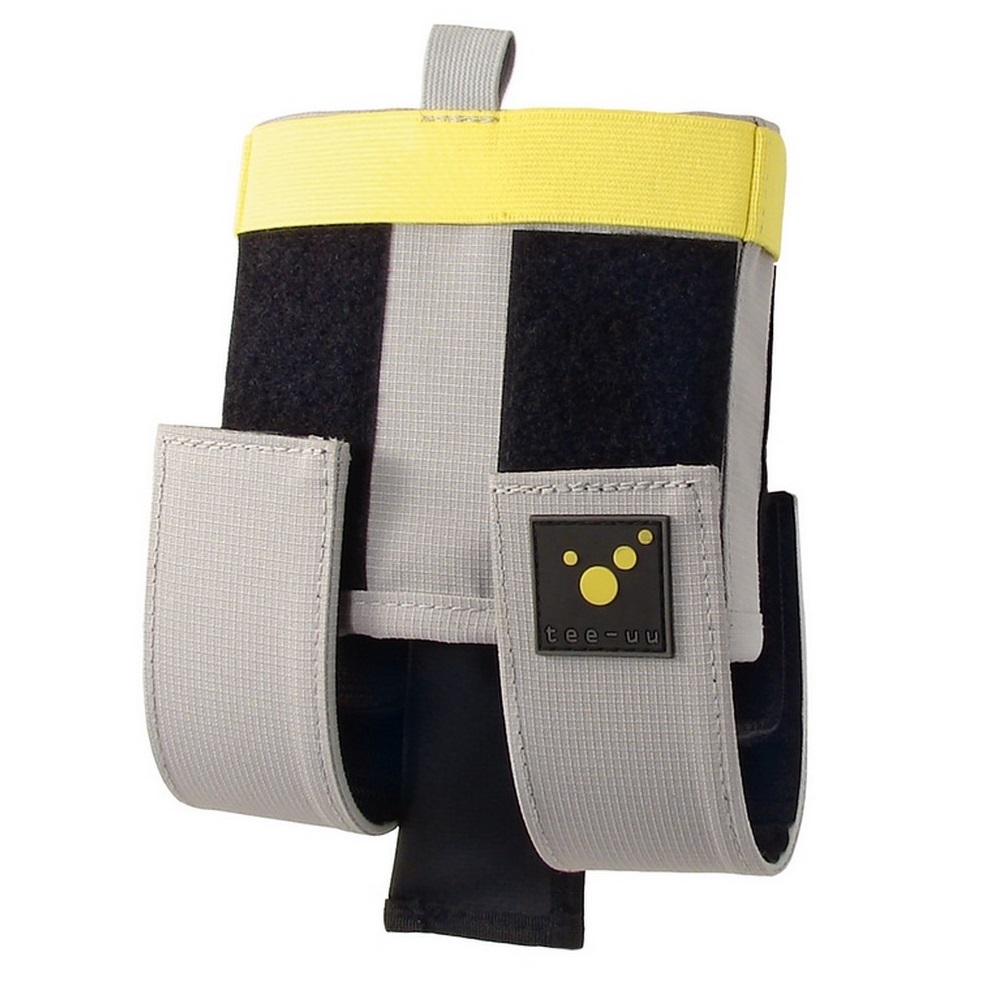 tee-uu® CARGO Pocket-Holster | Farbe: Grau / Gelb