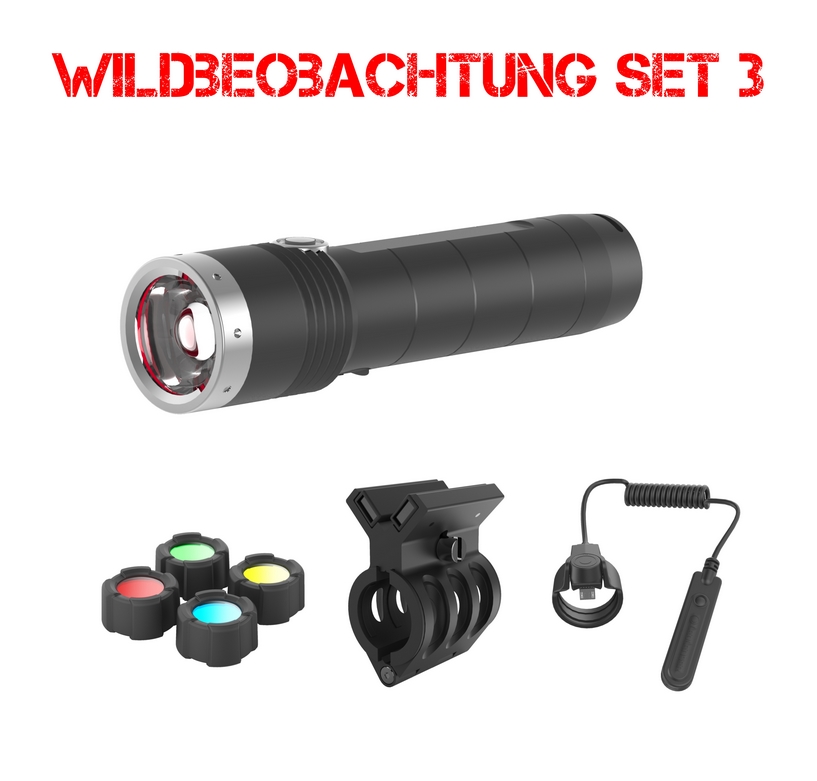 Ledlenser® MT10 LED Taschenlampe Wildbeobachtung Set 3 | 1000 Lumen