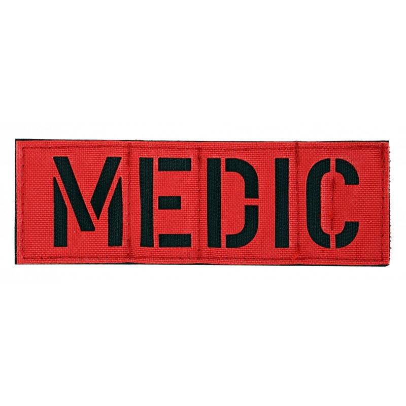 ZentauroN® Cordura Patch | MEDIC | Farbe: Rot / Schwarz