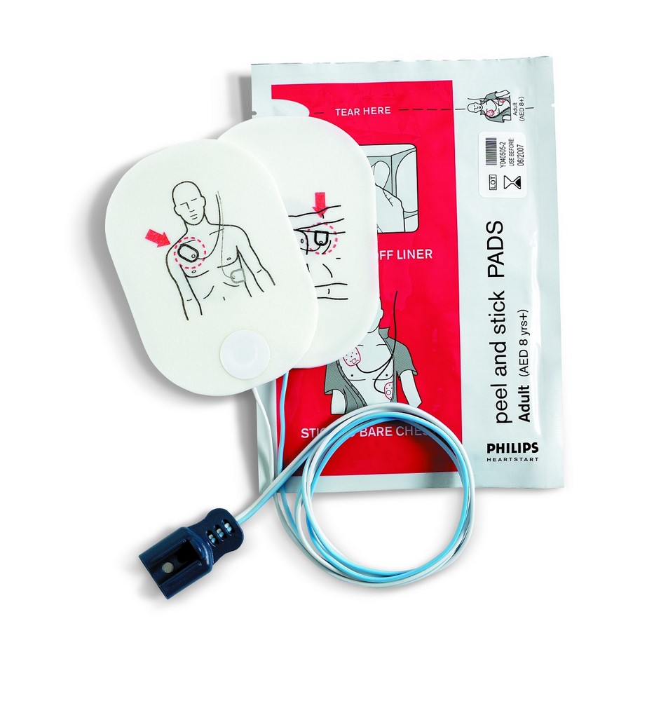 PHILIPS HeartStart FR2 AED Pads / Defibrillationselektroden für Erwachsene | 1 Paar