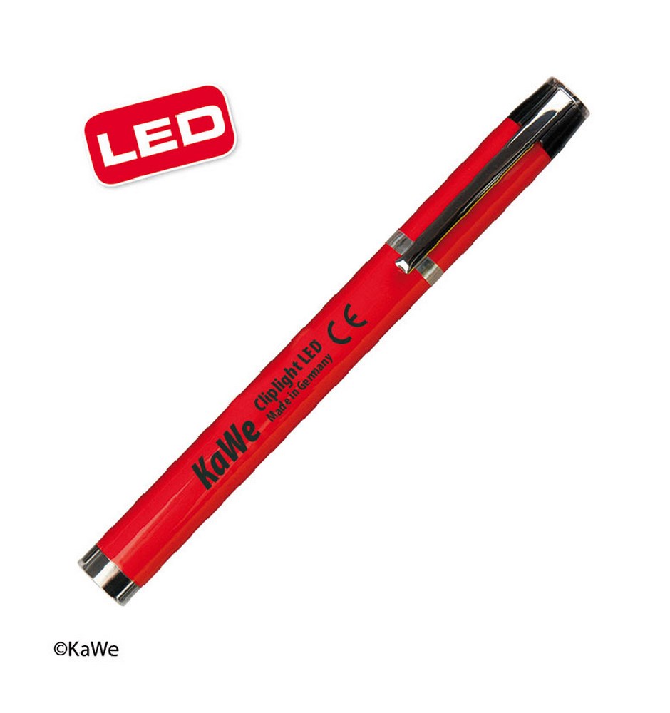 KaWe® Cliplight LED / Diagnostikleuchte mit Clipkontakt | Farbe: Rot