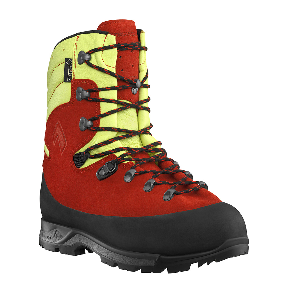 HAIX® Protector Forest 2.1 GTX Schnittschutzstiefel | Farbe: Red / Yellow