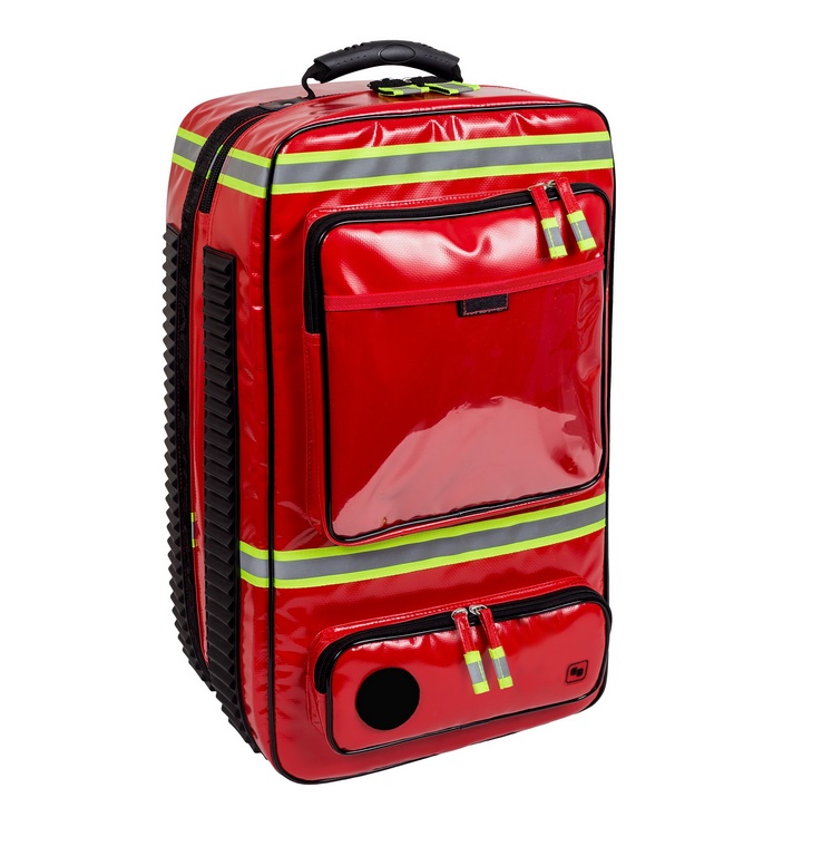 ELITE BAGS® EMERAIR`S Beatmungskoffer | Material: Plane | Farbe: Rot