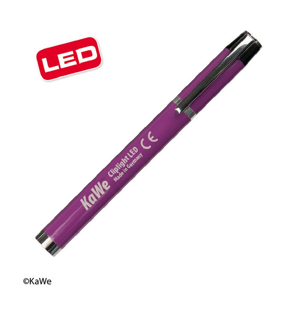 KaWe® Cliplight LED / Diagnostikleuchte mit Clipkontakt | Farbe: Lila