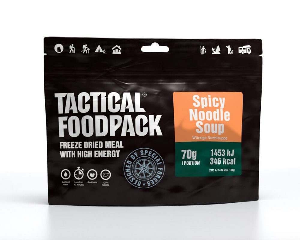 TACTICAL FOODPACK® Outdoor Nahrung Suppe | Spicy Noodle Soup