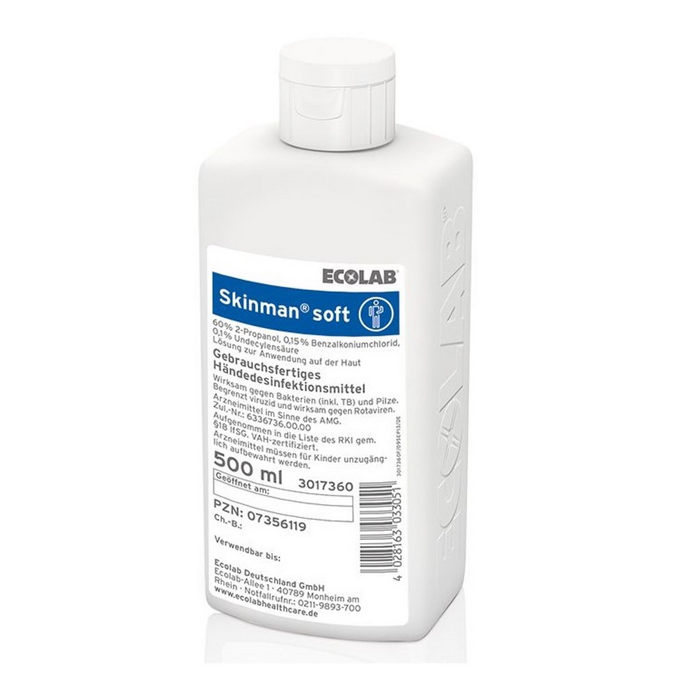 ECOLAB® Skinman™ soft Händedesinfektion | 500 ml Flasche