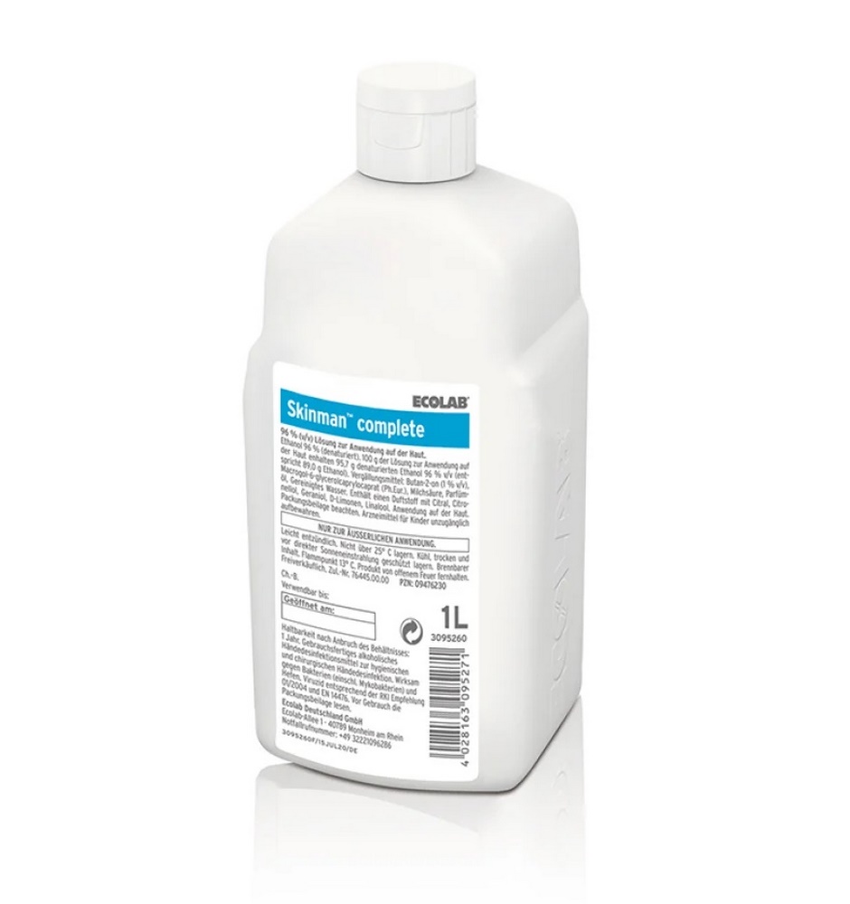 ECOLAB® Skinman™ complete Händedesinfektion | 1000 ml Flasche