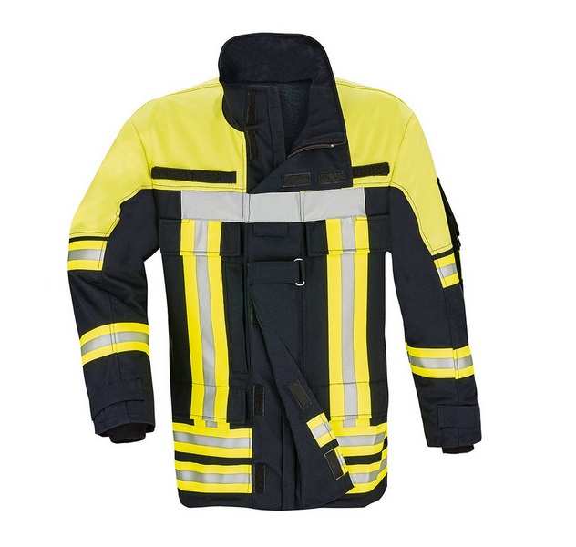 Watex THL-Einsatzjacke mit Nässesperre | Dunkelblau / Leuchtgelb | Euramid® PRO