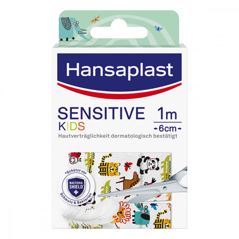 Hansaplast® Kinderpflaster Wundschnellverband Sensitive | Größe: 100 x 6 cm