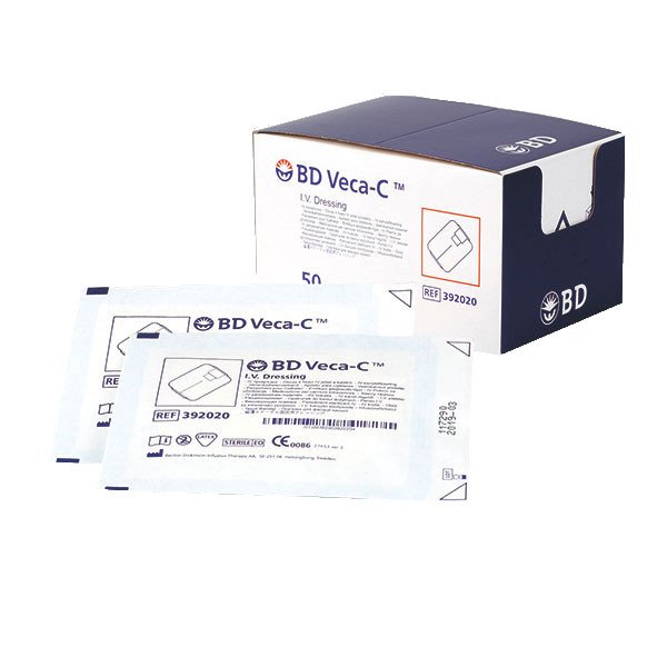 BD Veca-C™ / Vecafix Kanülenpflaster mit Sichtfenster | Packung á 50 Stück