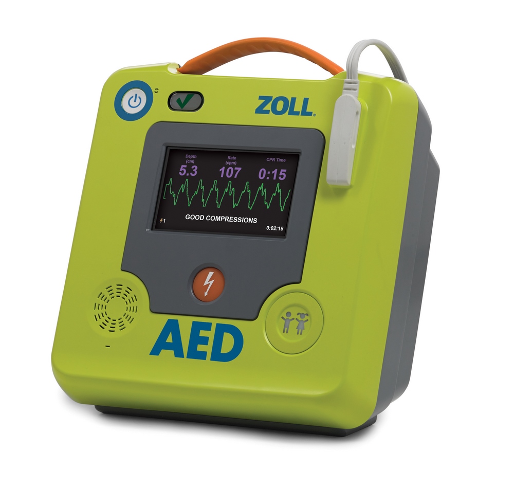 ZOLL® AED 3® BLS Halbautomat mit EKG Anzeige | Erste-Hilfe-Defibrillator