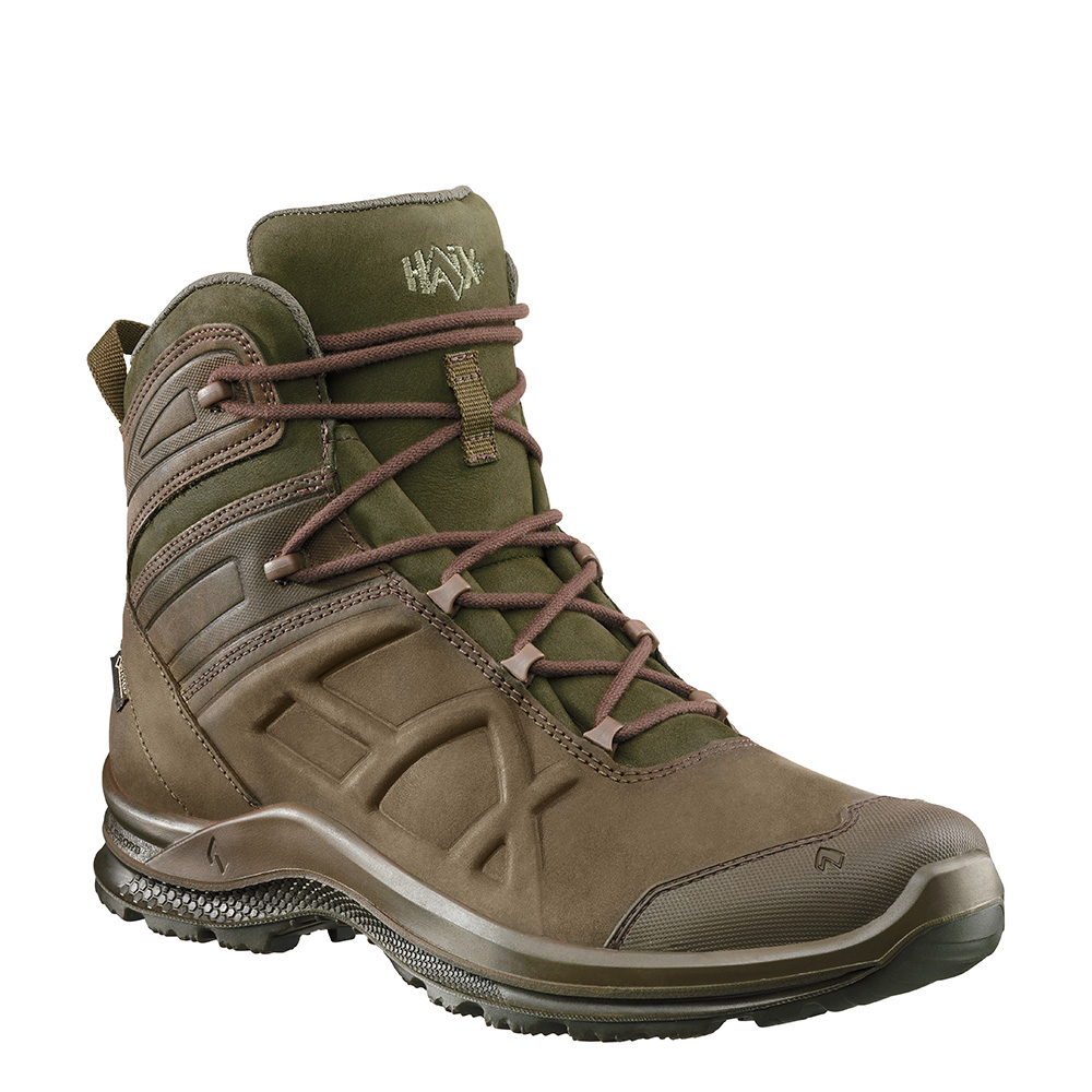 HAIX® Black Eagle® Nature GTX WS MID Wanderstiefel / Jagdstiefel | Farbe: Braun / Grün