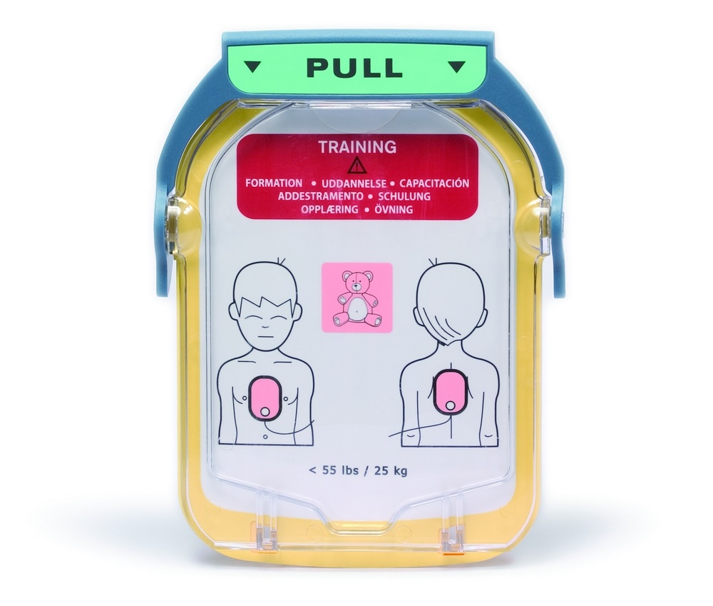 PHILIPS HeartStart HS1 Trainings-Elektrodenkassette für Kinder | 1 Paar