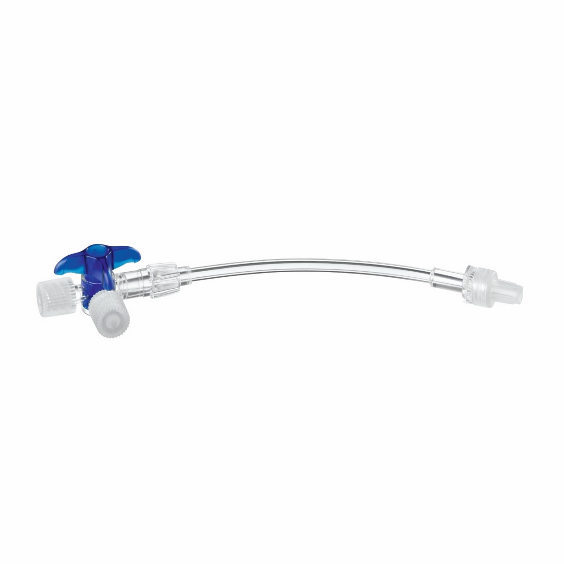 B. Braun Discofix® C-3 Dreiwegehahn mit 10 cm Verbindungsleitung | Farbe: Blau