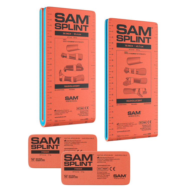 SAM Medical® SAM® SPLINT Schienen-Set I | Ausführung: gefaltet