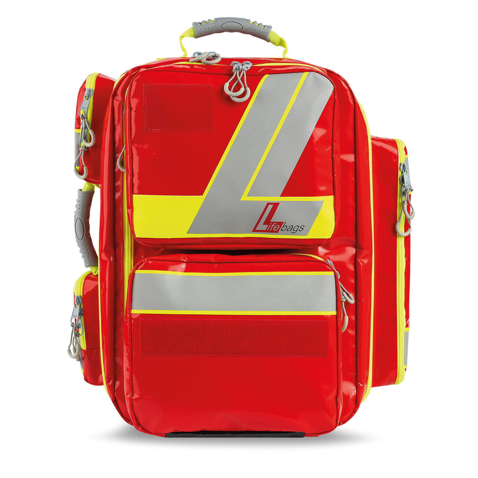 LifeBags® Notfallrucksack X-Large aus BagsTEX-Plane | Farbe: Rot