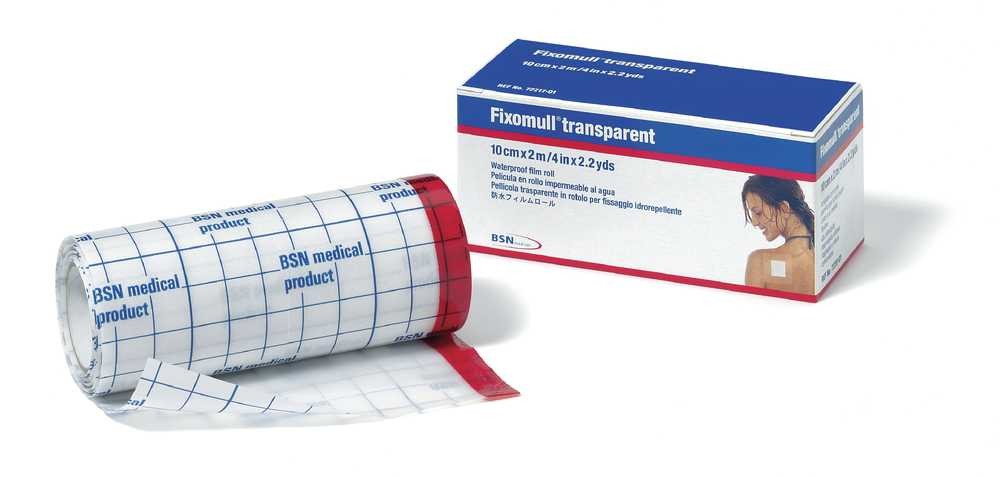 BSN medical Fixomull® Transparent Breitfixierpflaster | Länge: 10 Meter