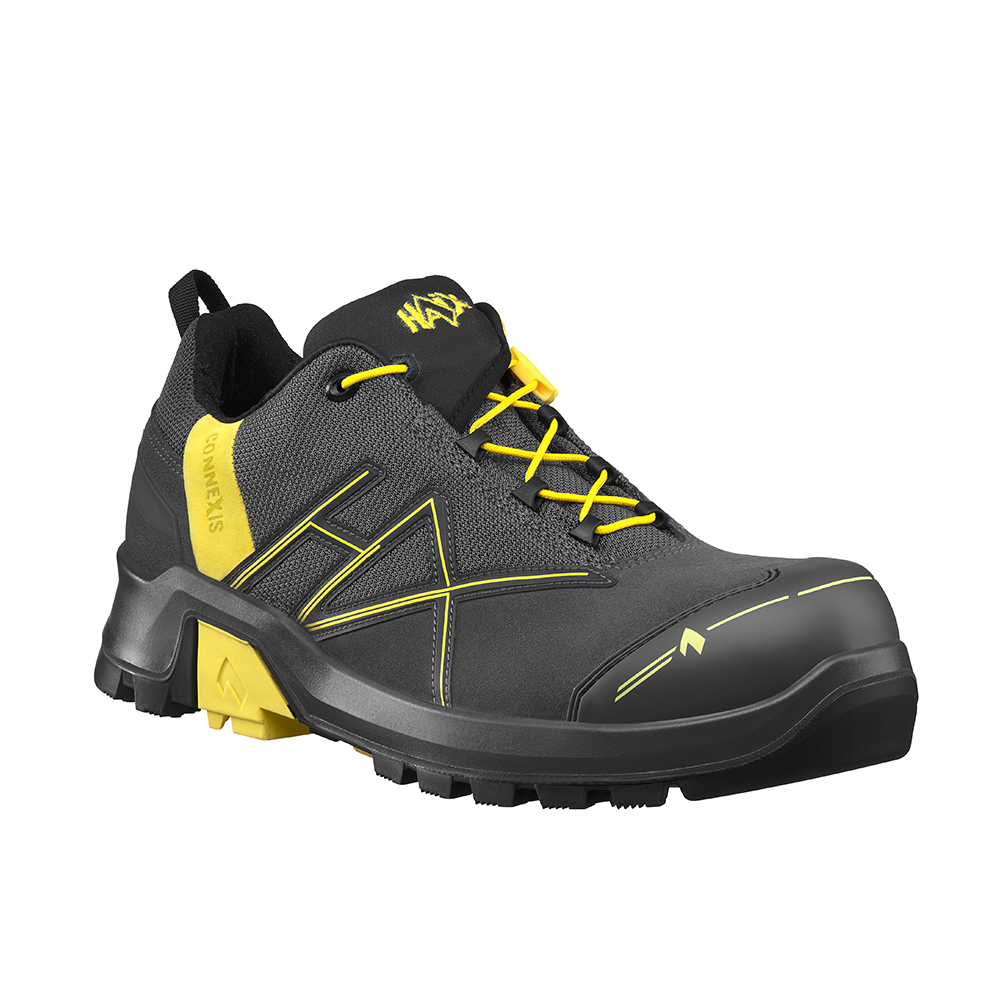 HAIX® CONNEXIS® Safety+ GTX LOW Arbeitsschuh | Farbe: Grey / Yellow