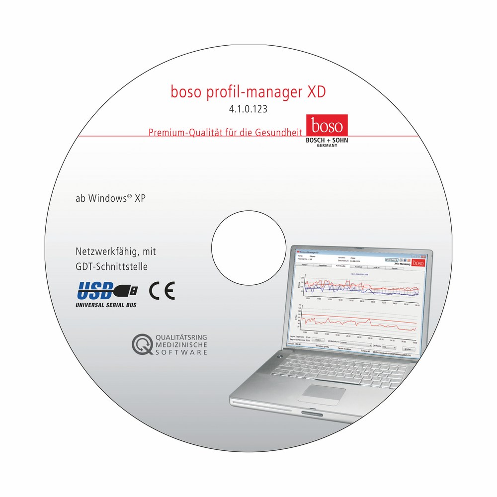 BOSO TM-2450 Auswertungssoftware boso profil-manager XD | Betriebssystem Windows