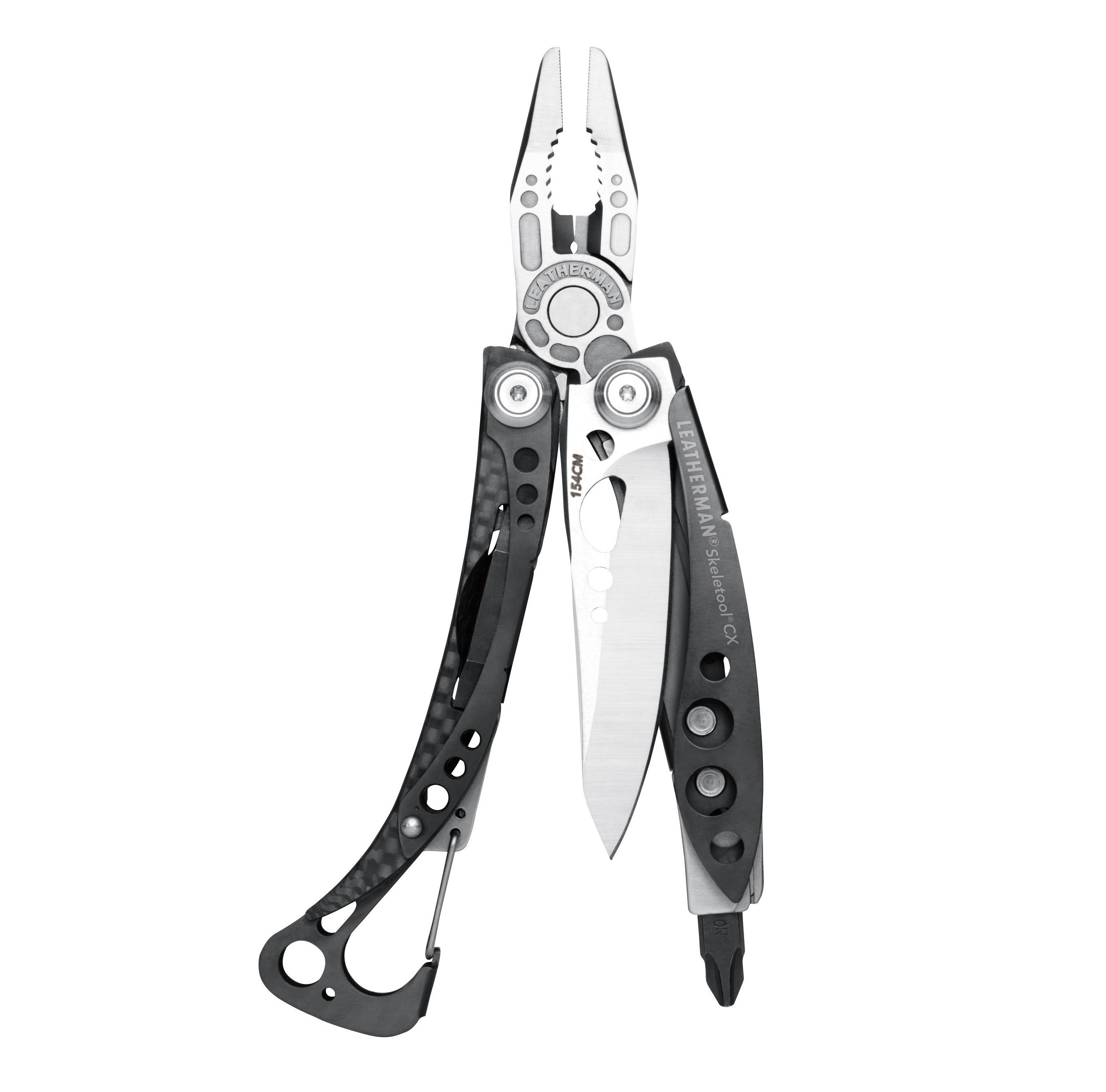 Leatherman® SKELETOOL® CX mit 7 Tools | Multitool Medium | Farbe: Carbon