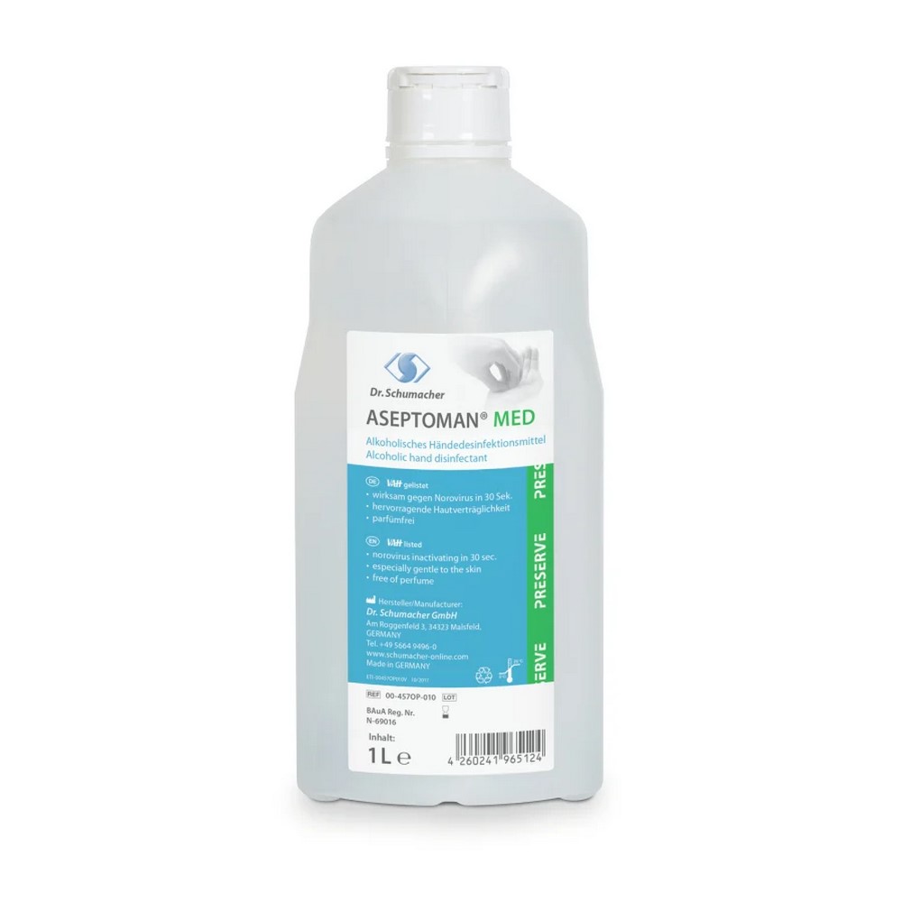 Dr. Schumacher ASEPTOMAN® med Händedesinfektionsmittel | 1000 ml Flasche