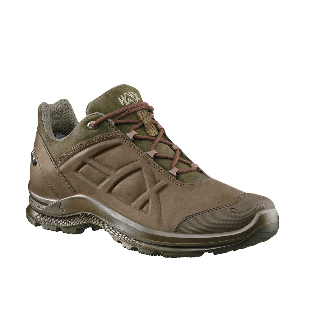 HAIX® Black Eagle® Nature GTX LOW Wanderschuh / Jagdschuh Herren | Farbe: Braun / Grün