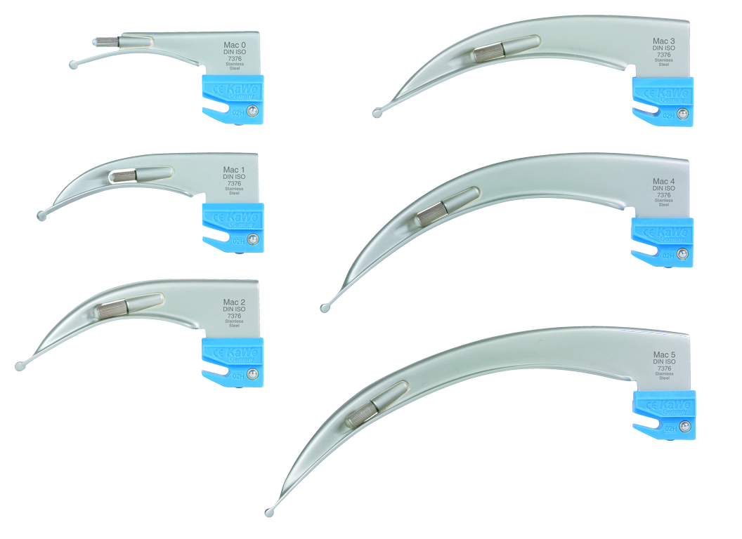 KaWe® Laryngoskopspatel Warmlicht Economy nach MacIntosh | Mehrweg