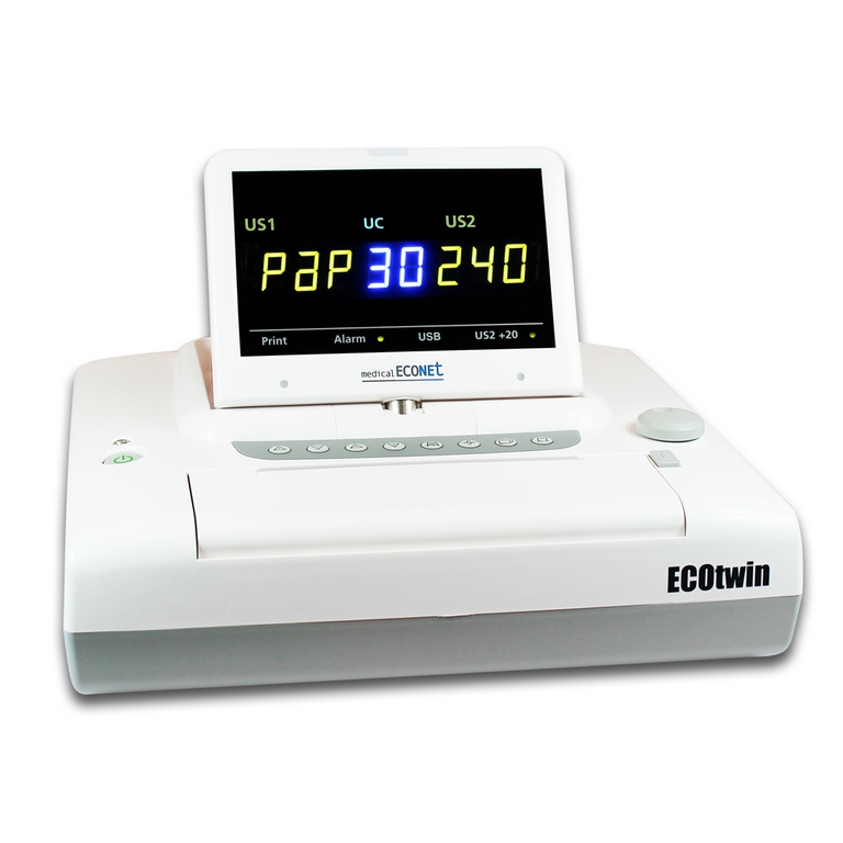 medical ECONET Fetalmonitor ECOtwin LED (BT 350 LED) | Zwillingsüberwachung