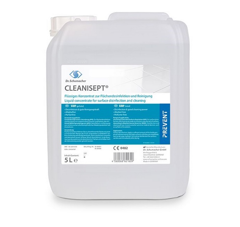 Dr. Schumacher CLEANISEPT® Flächendesinfektion | 5 Liter Kanister