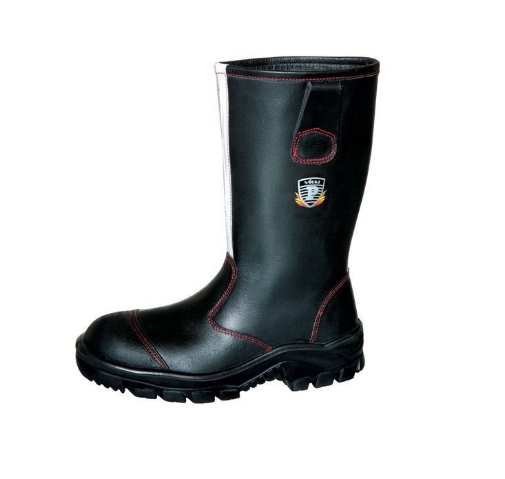 VÖLKL® Feuerwehrschaftstiefel Leutnant / Feuerwehr Schlupfstiefel