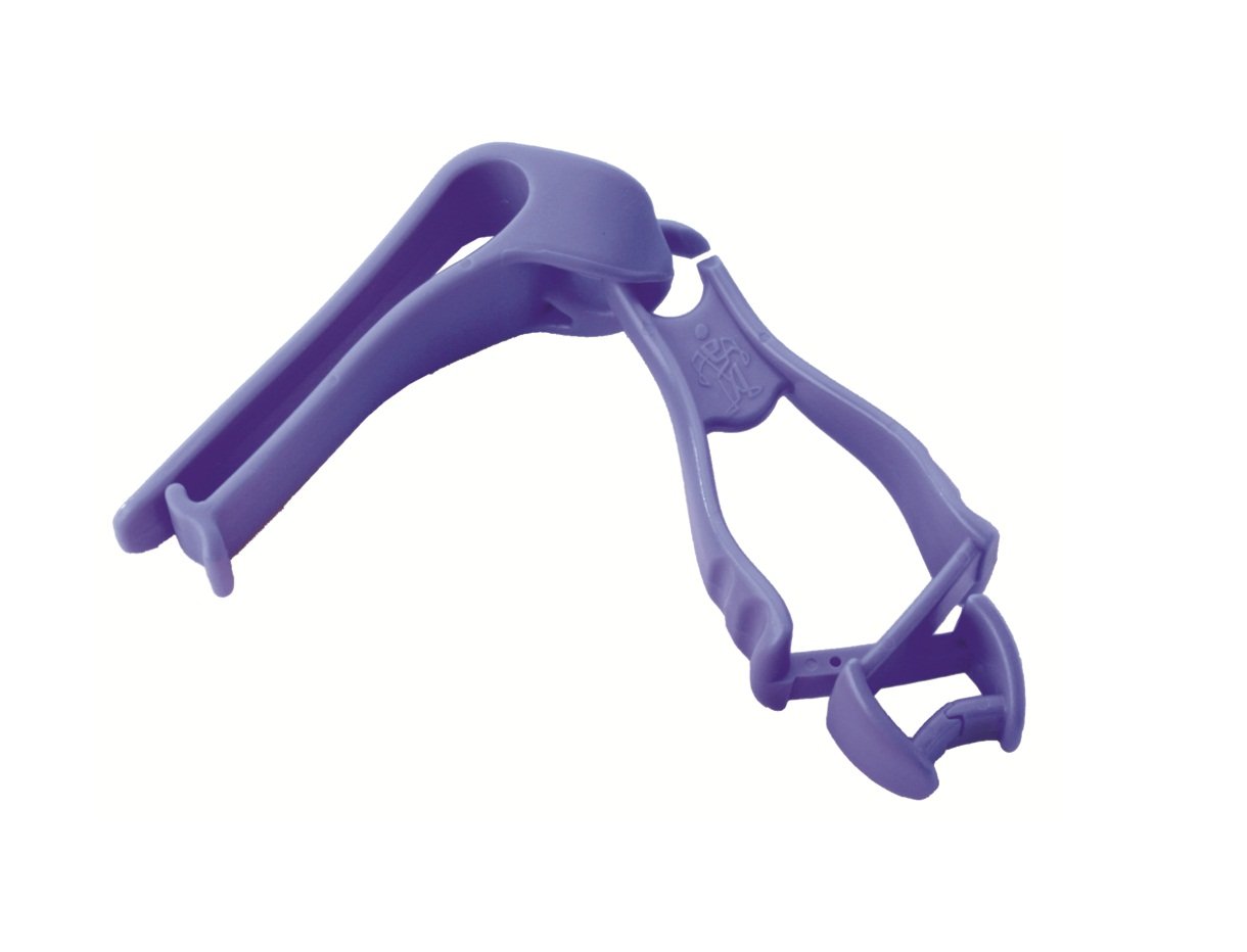 MeierTec Handschuhclip Grabber / Klammer - Farbe: Blau