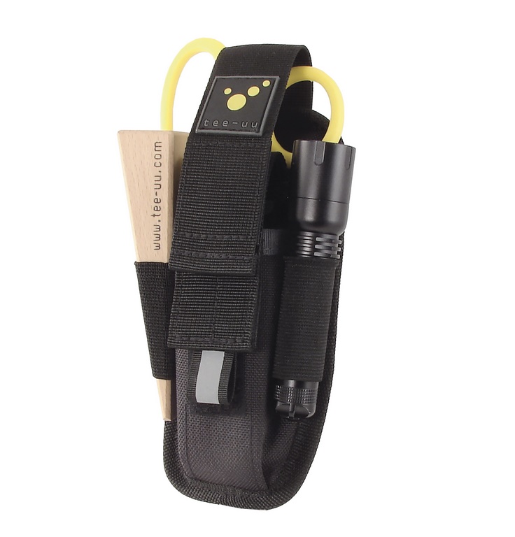 tee-uu® ULTRA PLUS Kleiderscheren Holster | Farbe: Schwarz