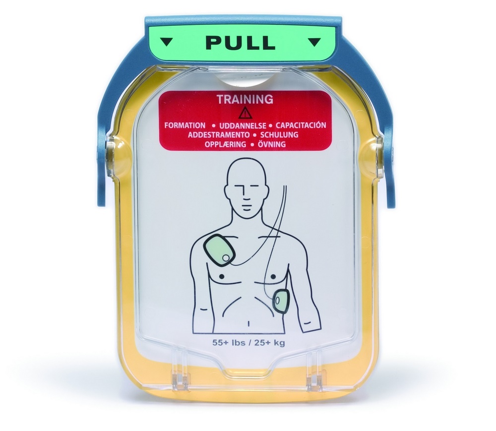 PHILIPS HeartStart HS1 AED Trainings-Elektrodenkassette für Erwachsene | 1 Paar