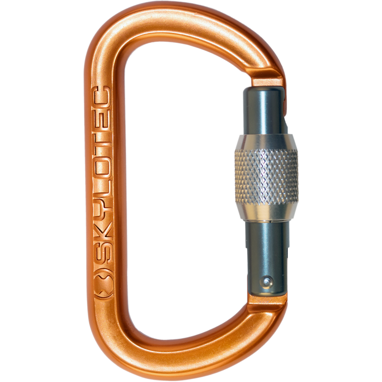 SKYLOTEC OVAL SCREW Aluminium-Karabiner | Farbe: Orange