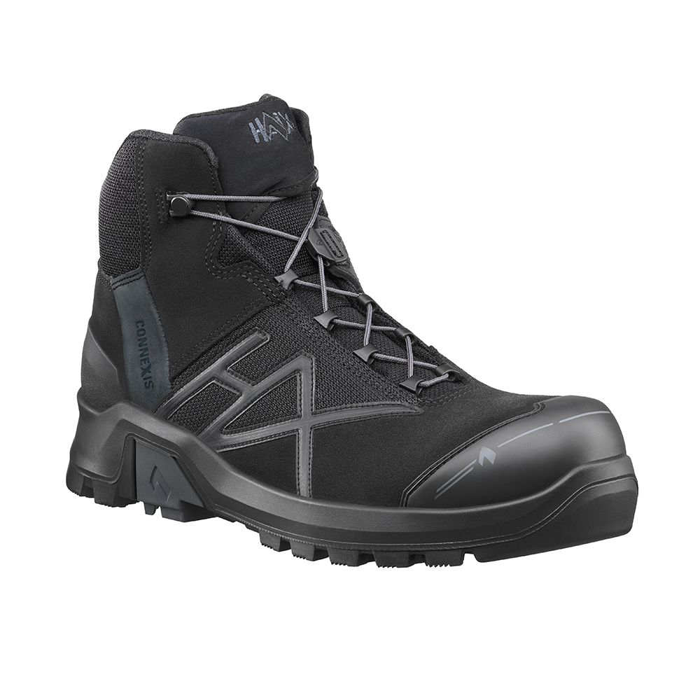 HAIX® CONNEXIS® Safety+ GTX MID Arbeitsschuh | Farbe: Black / Black