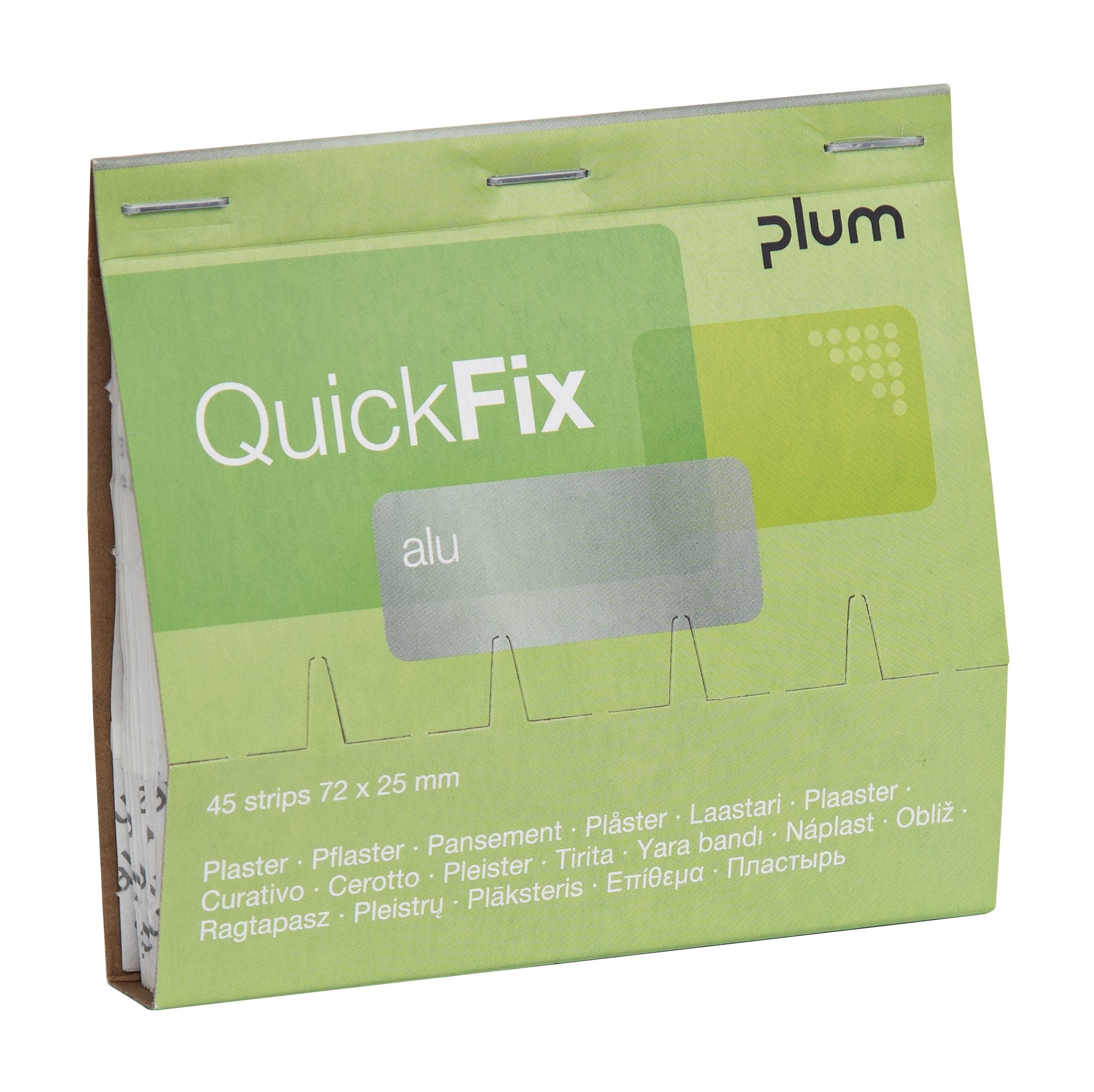 PLUM QuickFix Pflasterstrips Refills | Alu | Refill á 45 Stück