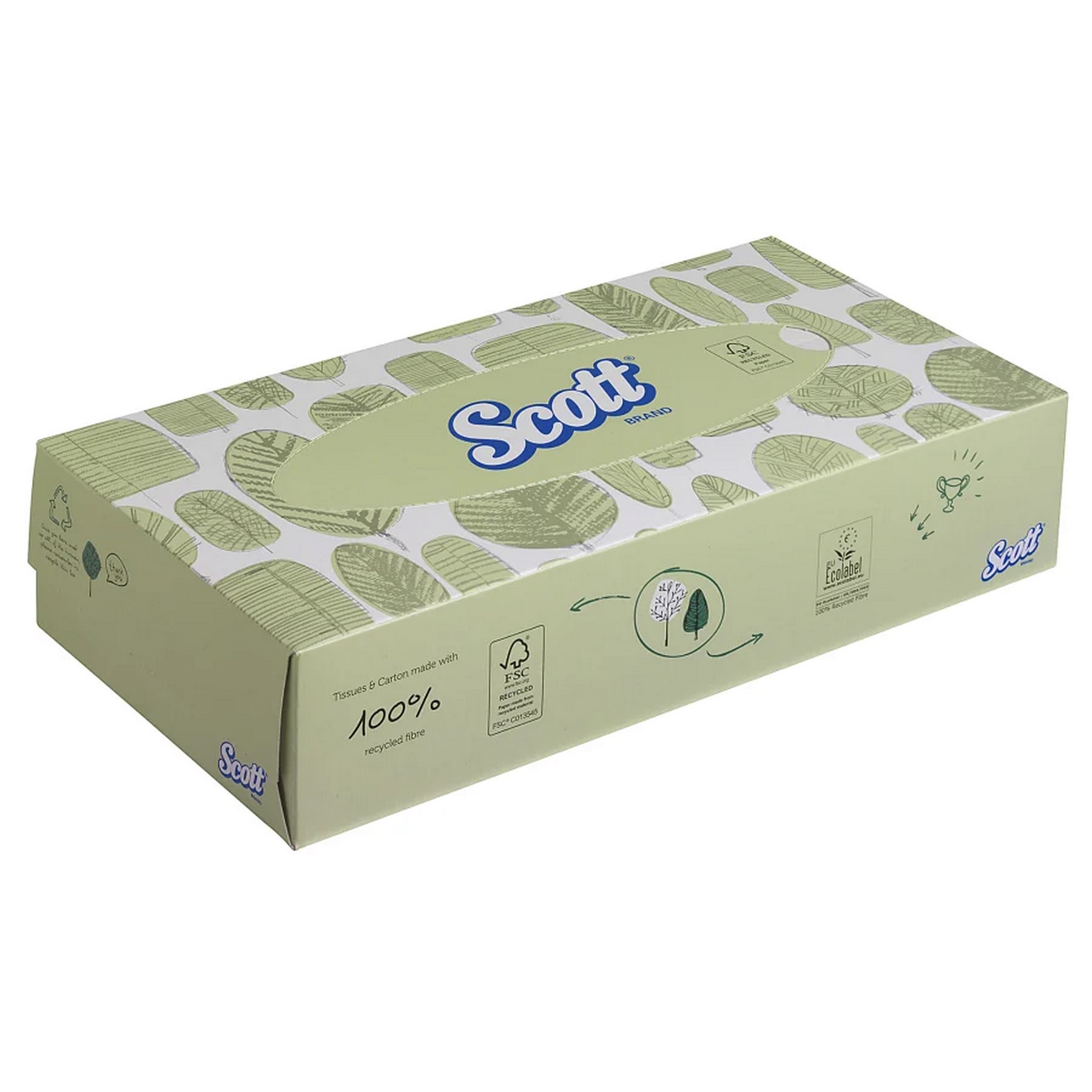 Kimberly-Clark® SCOTT® Kosmetiktücher 2-lagig | Packung á 100 Stück