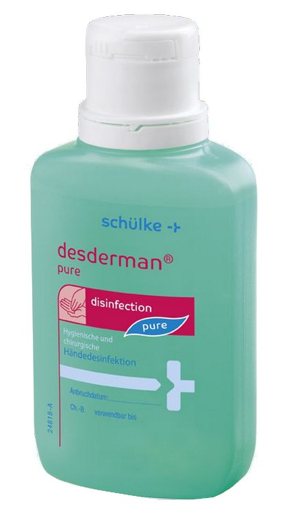 schülke desderman® pure | Händedesinfektion | 100 ml Taschenflasche