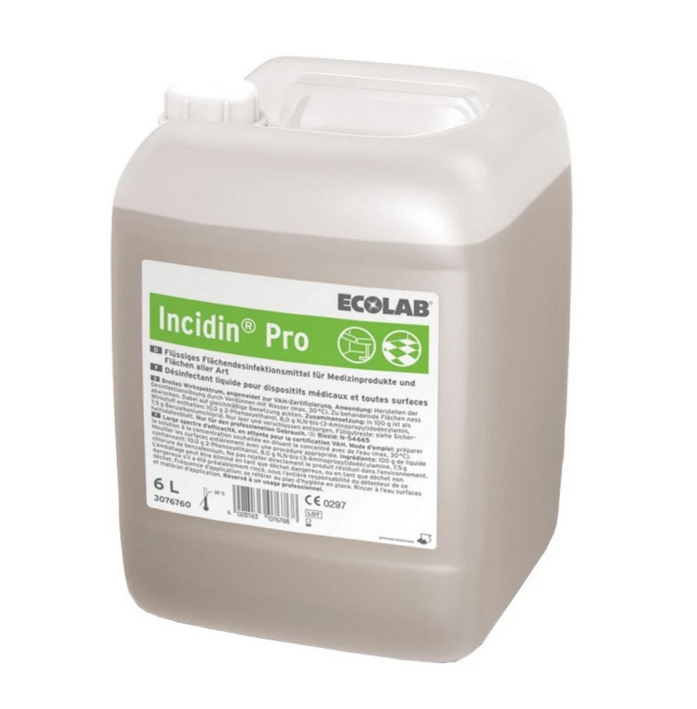 ECOLAB® Incidin™ Pro Flächendesinfektionsmittel | 6 Liter Kanister