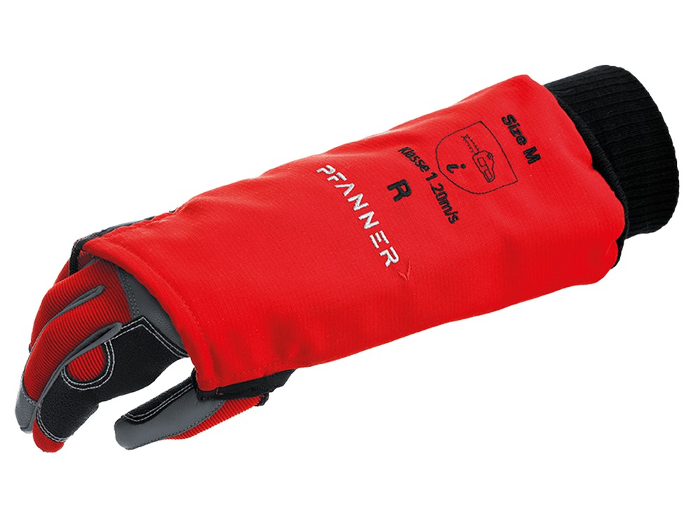 PFANNER® FlexProtect® Arm- und Handrückenschutz | Links | Farbe: Rot