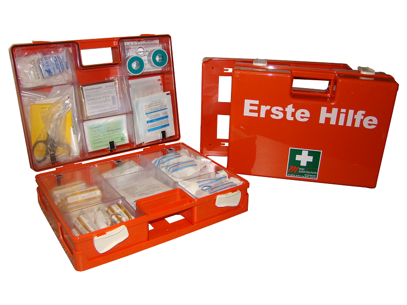 MeierMed Erste-Hilfe-Koffer | MULTI | inkl. DIN 13157 Söhngen | Farbe: Orange