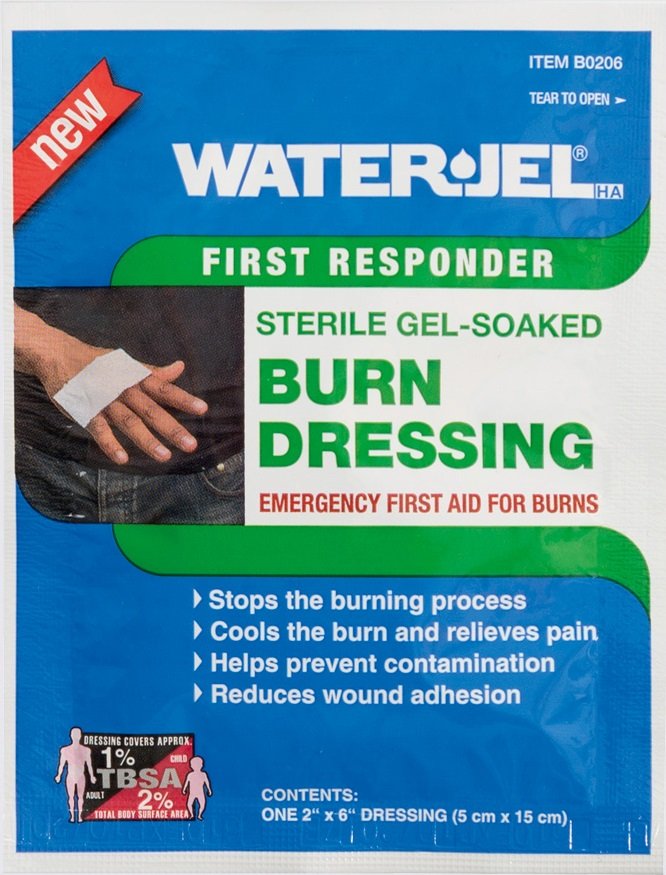 Water Jel® HA First Responder Kompresse | steril | 5 cm x 15 cm