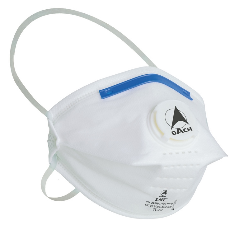 SAFE® Comfort High-Risk-Maske Atemschutzmaske FFP3 mit Ausatemventil