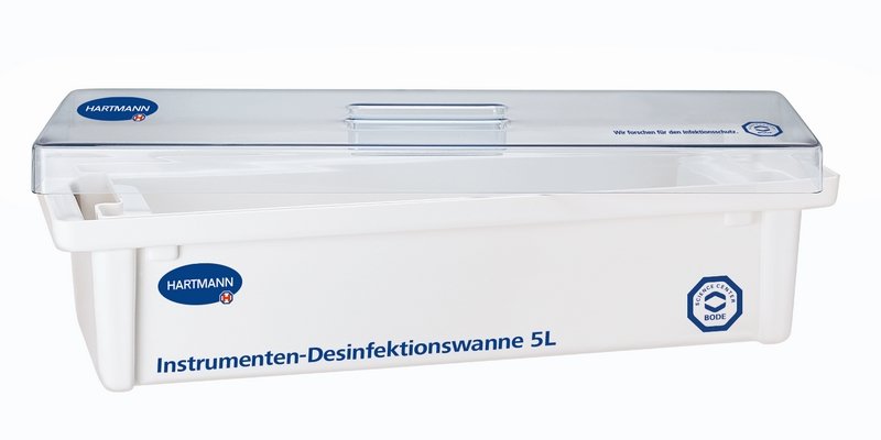 Hartmann Desinfektionswanne / Instrumentenwanne | 5 Liter | Maße: 55 x 22 x 12 cm