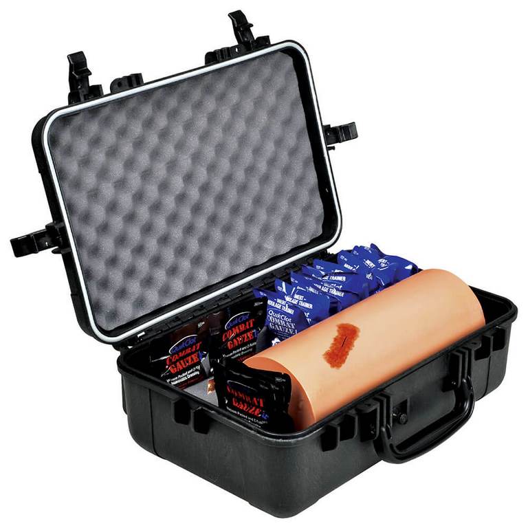 Z-Medica® Hemorrhage Control Training Kit / Wound Packing Trainer mit QuikClot® Combat Gauze® LE