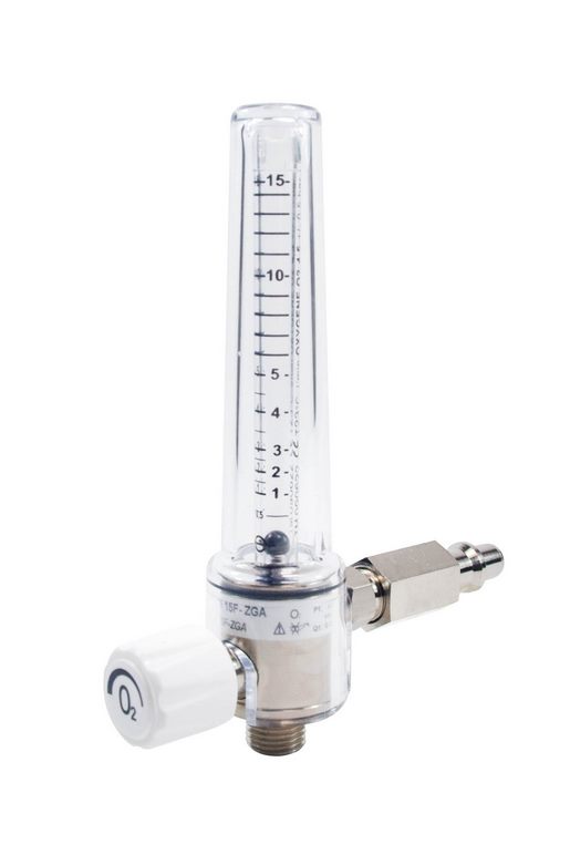 AEROway® Fine 15 ZGA Sauerstoff Flowmeter | stufenlos 0-15 Liter / min