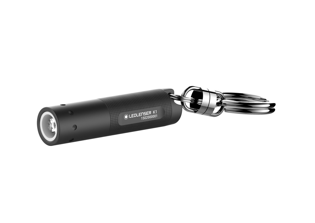 Ledlenser® K1 LED Schlüssellampe | 13 Lumen | Farbe: Schwarz