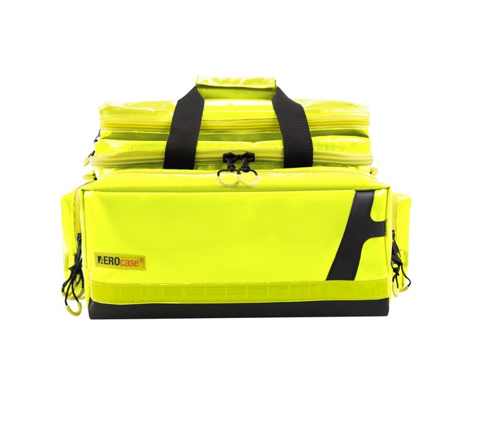 MEIERmed® AEROcase® Notfalltasche Large | Material: AEROtex®-Plan | Farbe: Tagesleuchtgelb