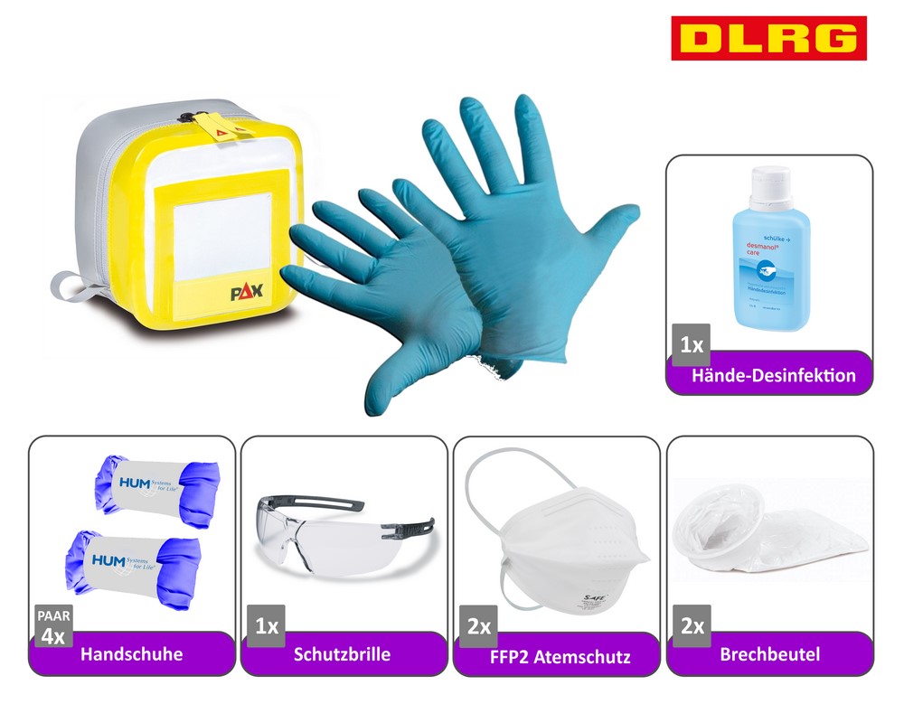 DLRG Füllung / Modul DIN 13155 Hygiene / Infektionsschutz