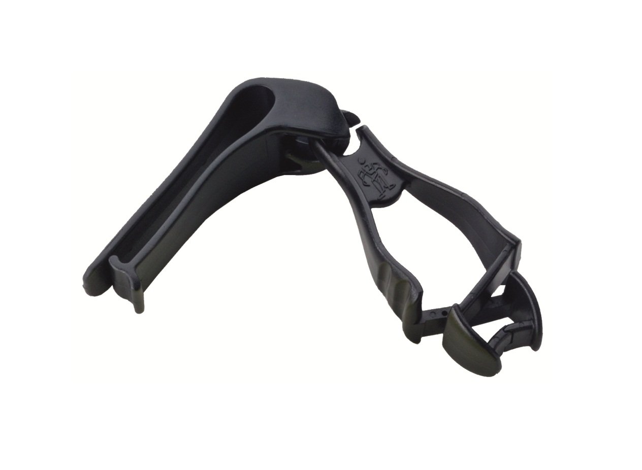 MeierTec Handschuhclip Grabber / Klammer - Farbe: Schwarz